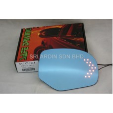 Suzuki Swift 10-17 Blue Side Mirror w LED Signal
